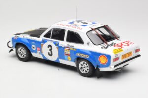 Ford Escort RS 1600 Mk1 #3 V. Preston Jr. / B. Smith Safari Rally 1973 IXO 1:18 18RMC075B Fém – 5. kép a 6-ből