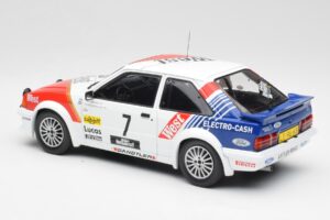 Ford Escort RS Turbo #7 Lotto Haspengouw Rally 1985 MCG 1:18 MCG18421 Fém – 5. kép a 6-ből