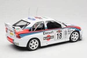 Ford Escort WRC Martini Racing #18 G. Cunico / G. Pirollo Rally San Remo 1998 IXO 1:18 18RMC171A Fém – 2. kép a 6-ből