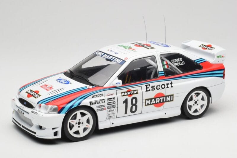 Ford Escort WRC Martini Racing #18 G. Cunico / G. Pirollo Rally San Remo 1998 IXO 1:18 18RMC171A Fém
