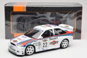 Ford Escort WRC Martini Racing #22 A. Medeghini / B. Medeghini Rally San Remo 1998 IXO 1:18 18RMC171B Fém – 6. kép a 6-ből