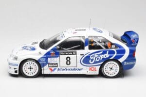 Ford Escort WRC #8 B. Thiry / S. Prevot RAC Rally 1998 IXO 1:18 18RMC170B Fém – 3. kép a 6-ből