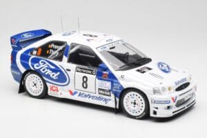 Ford Escort WRC #8 B. Thiry / S. Prevot RAC Rally 1998 IXO 1:18 18RMC170B Fém – 4. kép a 6-ből