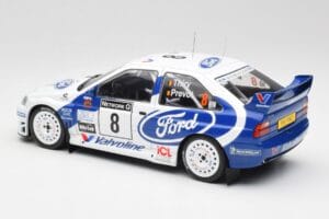 Ford Escort WRC #8 B. Thiry / S. Prevot RAC Rally 1998 IXO 1:18 18RMC170B Fém – 5. kép a 6-ből