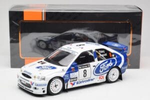 Ford Escort WRC #8 B. Thiry / S. Prevot RAC Rally 1998 IXO 1:18 18RMC170B Fém – 6. kép a 6-ből