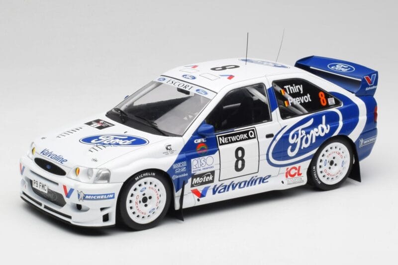 Ford Escort WRC #8 B. Thiry / S. Prevot RAC Rally 1998 IXO 1:18 18RMC170B Fém