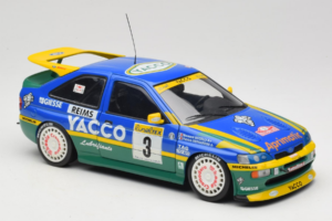 Ford Escort #3 Yacco L. Bernardini / B. Occelli Rally Monte Carlo Winners 1996 UT Models 1:18 180968203-R1 Fém – 6. kép a 8-ből