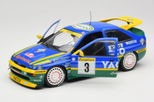 Ford Escort #3 Yacoo P. Bernardini / B. Occelli Rally Monte Carlo 1996 Winner UT Models 1:18 180968203 Fém – 2. kép a 8-ből