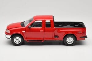 Ford F-150 Flareside SuperCab Piros Mira 1:18 6217 Fém – 4. kép a 8-ből