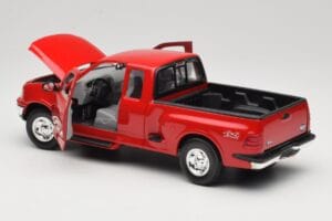 Ford F-150 Flareside SuperCab Piros Mira 1:18 6217 Fém – 5. kép a 8-ből