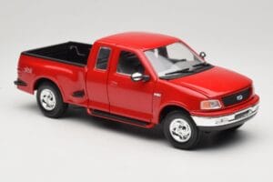 Ford F-150 Flareside SuperCab Piros Mira 1:18 6217 Fém – 6. kép a 8-ből