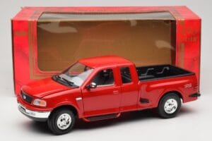 Ford F-150 Flareside SuperCab Piros Mira 1:18 6217 Fém – 8. kép a 8-ből