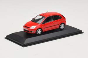 Ford Fiesta Mk5 2-Door Piros Minichamps 1:43 FIESTA004 Fém – 2. kép a 4-ből