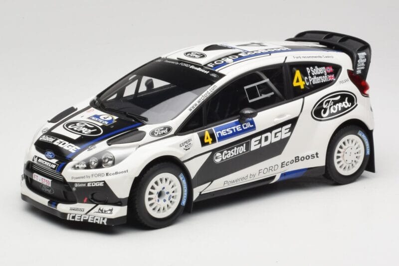 Ford Fiesta RS WRC #4 H. Solberg / C. Patterson Ford Rally Team Rally Finland 2012 Minichamps 1:18 151120804 Fém