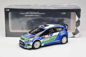 Ford Fiesta WRC #3 J-M. Latvala / M. Anttila Rally Great Britain Winner 2012 Minichamps 1:18 151120803 Fém – 6. kép a 6-ből
