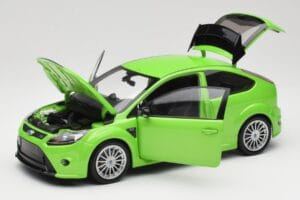 Ford Focus RS Mk2 Green Metallic Minichamps 1:18 100080001 Fém – 2. kép a 8-ből