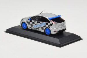 Ford Focus RS Mk2 Promo Blue Wheels Minichamps 1:43 FORD002 Fém – 3. kép a 4-ből