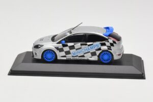 Ford Focus RS Mk2 Promo Blue Wheels Minichamps 1:43 FORD002 Fém