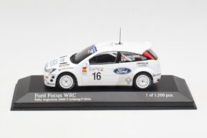 Ford Focus WRC Mk1 #16 P. Solberg / P. Mills Rally Argentina 2000 Minichamps 1:43 430008916 Fém
