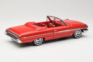 Ford Galaxie 500 Kabrió Piros Sun Star 1:18 1420 Fém – 3. kép a 8-ből