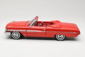 Ford Galaxie 500 Kabrió Piros Sun Star 1:18 1420 Fém – 4. kép a 8-ből