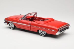 Ford Galaxie 500 Kabrió Piros Sun Star 1:18 1420 Fém – 7. kép a 8-ből
