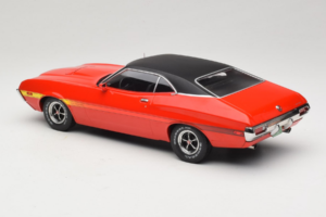 Ford Gran Torino Sport Piros IXO 1:18 18CMC263 Fém – 5. kép a 6-ből
