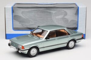 Ford Granada Mk2 2.8 Ghia Light Green Metallic MCG 1:18 MCG18535 Fém – 6. kép a 6-ből