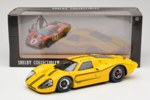Ford GT40 Mk IV Sárga 1967 Shelby Collectibles 1:18 31414S Fém – 8. kép a 8-ből