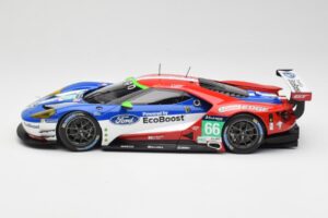 Ford GT GTE Chip Ganassi UK #66 O. Pla / S. Mucke / B. Johnson 24 Hours of Le Mans 2016 Minichamps 1:18 155168666 Fém – 3. kép a 6-ből