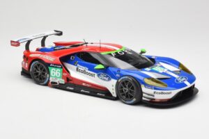 Ford GT GTE Chip Ganassi UK #66 O. Pla / S. Mucke / B. Johnson 24 Hours of Le Mans 2016 Minichamps 1:18 155168666 Fém – 4. kép a 6-ből