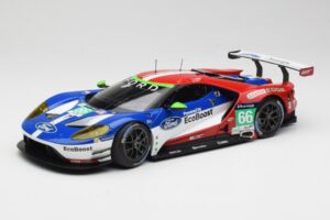 Ford GT GTE Chip Ganassi UK #66 O. Pla / S. Mucke / B. Johnson 24 Hours of Le Mans 2016 Minichamps 1:18 155168666 Fém