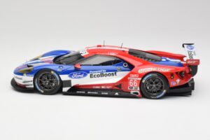 Ford GT #68 D. Muller / J. Hand / S. Bourdais LMGTE Pro Winner 24 Hours of Le Mans 2016 Minichamps 1:18 4012138143098 Fém – 3. kép a 6-ből