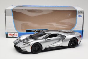 Ford GT Ezüst Maisto 1:18 31384 Fém – 8. kép a 8-ből