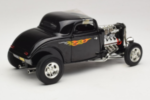 Ford Hot Rod Fekete Rydell High Grease ERTL 1:18 36602 Fém – 2. kép a 6-ből