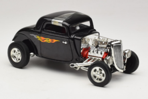 Ford Hot Rod Fekete Rydell High Grease ERTL 1:18 36602 Fém – 4. kép a 6-ből