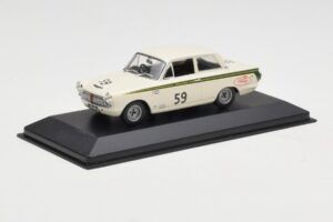 Ford Lotus Cortina Mk1 #59 J. Clark / R. Parsons Sebring 12 Hours 1964 Minichamps 1:43 400648259 Fém – 2. kép a 4-ből