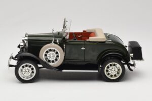 Ford Model A Sötétzöld Motor City 1:18 20003 Fém – 4. kép a 8-ből