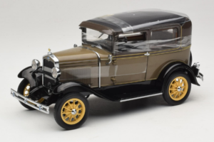 Ford Model A Tudor Chicle Drab Motor City 1:18 41003 Fém