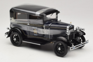 Ford Model A Tudor Police Car Motor City 1:18 43008 Fém – 4. kép a 6-ből