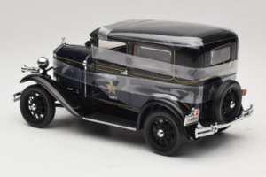 Ford Model A Tudor Police Car Motor City 1:18 43008 Fém – 5. kép a 6-ből