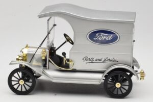 Ford Model T Delivery Truck Ezüst Eagle Collectibles 1:18 430600 Fém – 3. kép a 6-ből