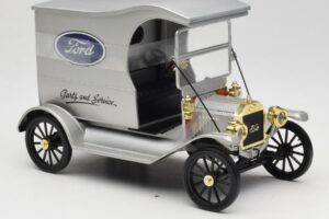 Ford Model T Delivery Truck Ezüst Eagle Collectibles 1:18 430600 Fém – 4. kép a 6-ből