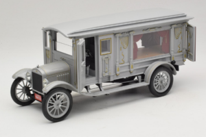 Ford Model T Díszített Faragott Halottaskocsi Precision Miniatures 1:18 PMSC-07G Fém – 2. kép a 8-ből