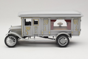Ford Model T Díszített Faragott Halottaskocsi Precision Miniatures 1:18 PMSC-07G Fém – 4. kép a 8-ből