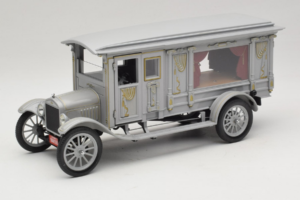 Ford Model T Díszített Faragott Halottaskocsi Precision Miniatures 1:18 PMSC-07G Fém
