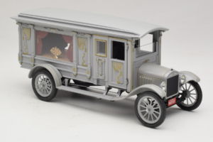 Ford Model T Díszített Faragott Halottaskocsi Precision Miniatures 1:18 PMSC-07G Fém – 6. kép a 8-ből