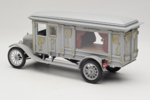 Ford Model T Díszített Faragott Halottaskocsi Precision Miniatures 1:18 PMSC-07G Fém – 7. kép a 8-ből