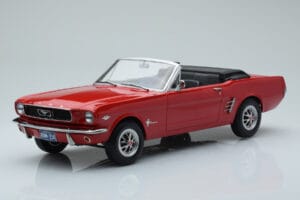 Ford Mustang Kabrió Piros Norev 1:18 182810 Fém