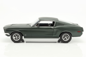 Ford Mustang Fastback Satin Green Metallic Norev 1:12 122702 Fém – 3. kép a 5-ből